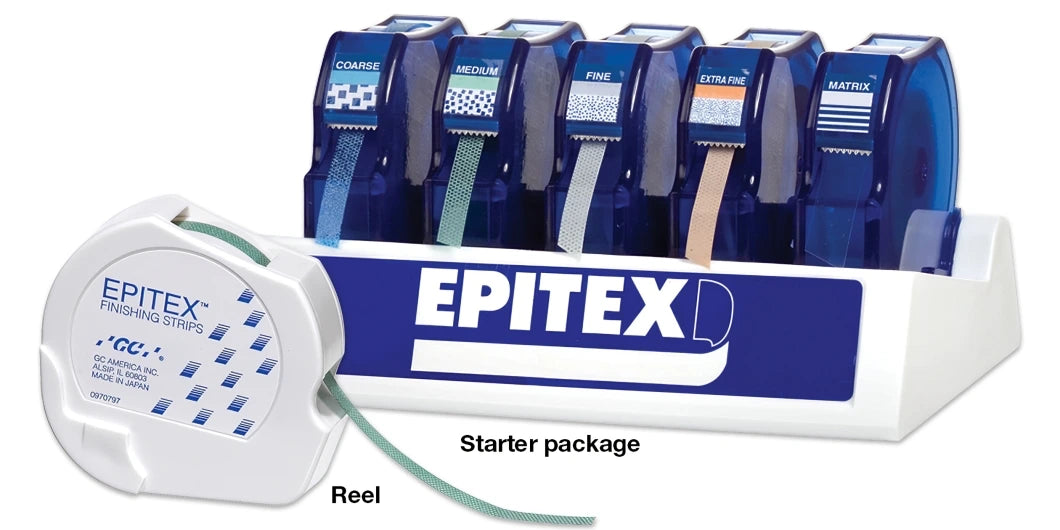 EPITEX FINISHING & POLISHING STRIPS FINE WHITE / EXTRA-FINE ORANGE