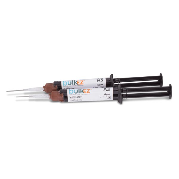 BULK EZ Refill – Bulk-Fill Composite (Zest Danville) 2x6g Syringe +12 Mixing Tips