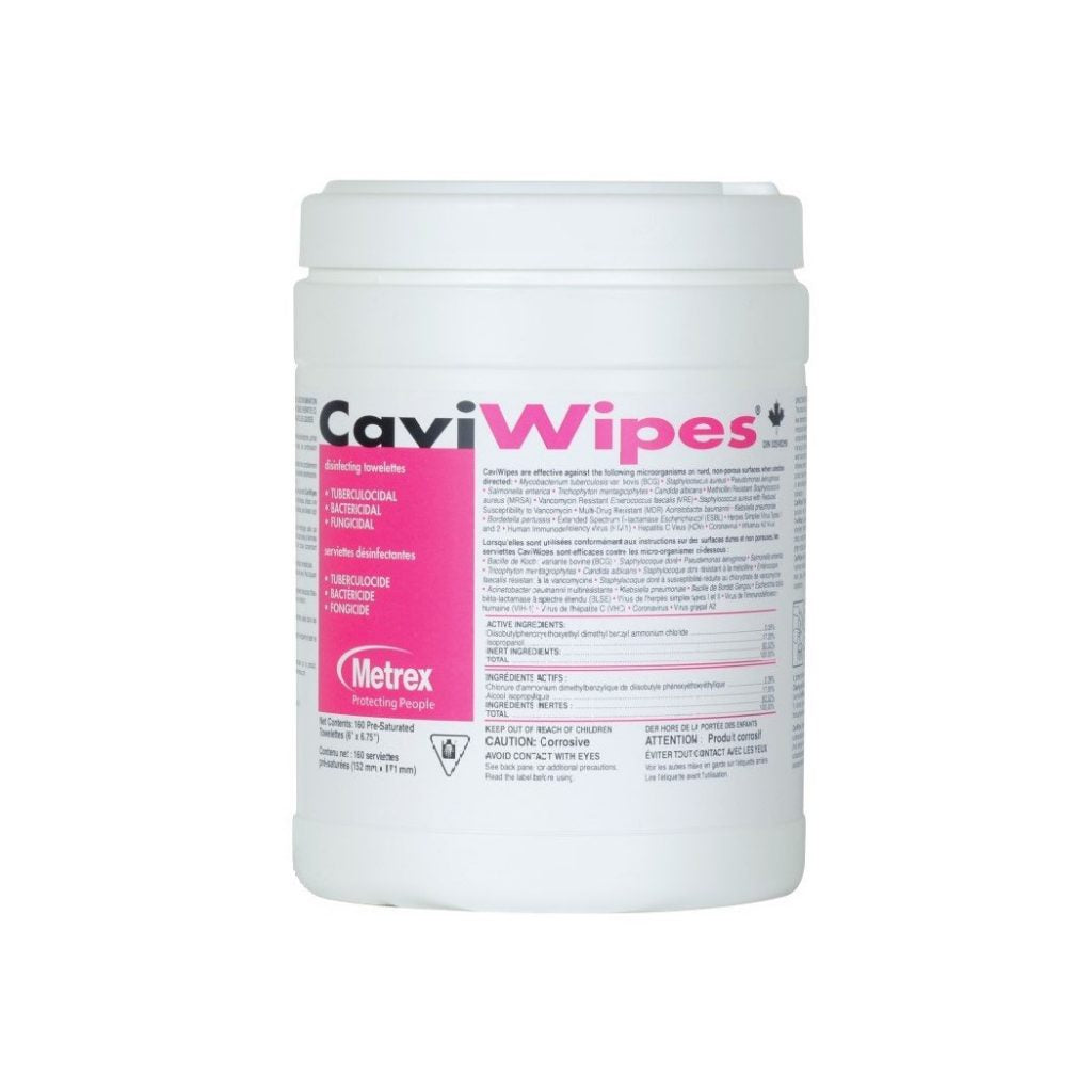 CAVIWIPES GERMICIDAL WIPES 160/Can #11-1100