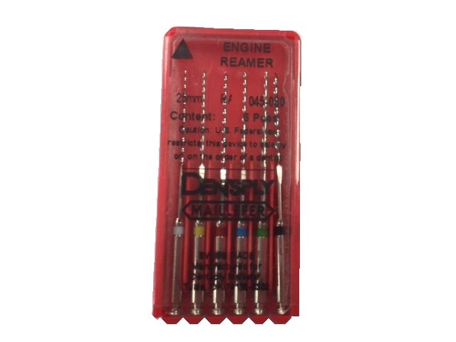 ENGINE DRIVEN REAMER 25mm (6) (DENTSPLY)