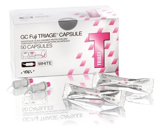 GC Fuji Triage 50 Caps Glass Ionomer – White (GC) #002269