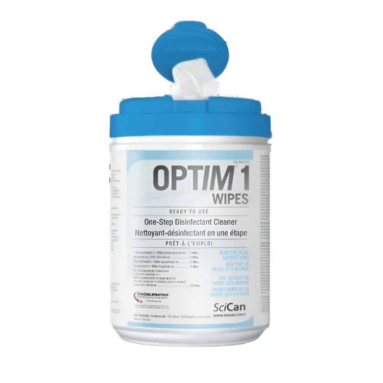 OPTIM 1 Wipes - CA 160/Can #SCI1W12 (COLTENE/SciCan)
