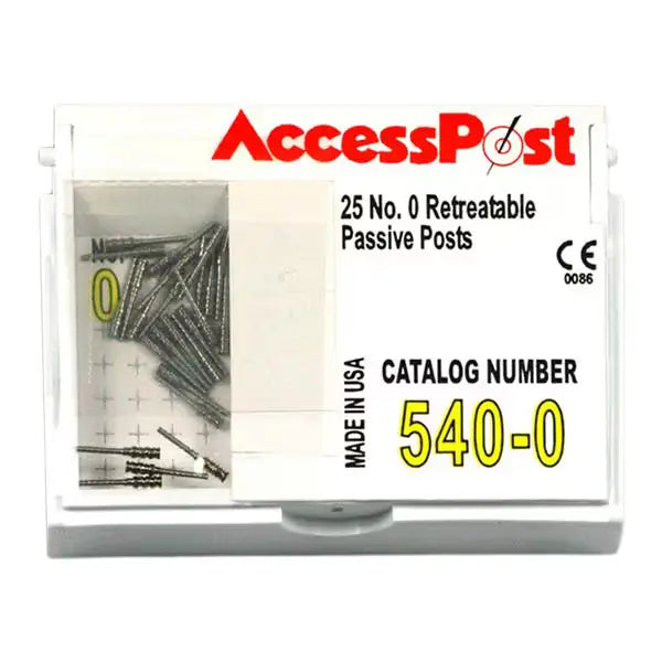 ACCESSPOST #0 Yellow 25 Post REFILL S.S #540-0