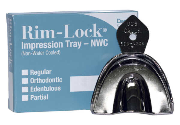 RIM-LOCK TRAYS Set/10 NWC *REGULAR* #661697 (DENTSPLY)