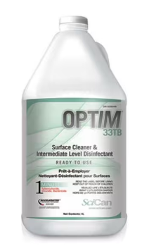 Coltene SciCan OPTIM 33 TB RTU SURFACE DISINFECTANT 4 L. BOTTLE SCI334X4