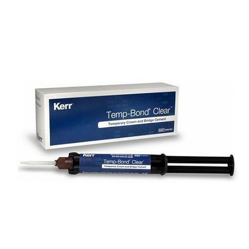 TEMP-BOND Automix 'CLEAR' 6g' (Kerr) Syringe #33351