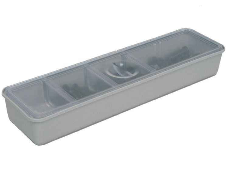 ZIRC TUB CUP+COVER 'Long' GRAY #20Z473