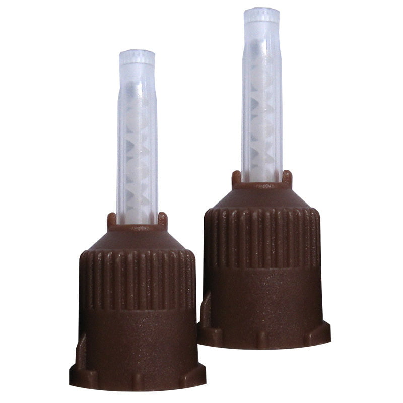 D2D Mixing Tip - Brown with Clear Core (Without Intra-Oral Tips) – 50 Pieces-D2D-MX87019