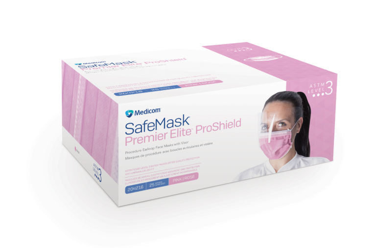 MASKS #2025 PRO-SHIELD - SURGICAL L3 Teal (Medicom) (25)