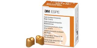 3M GOLD ANODIZED MOLAR CROWN SET (84)  #942301