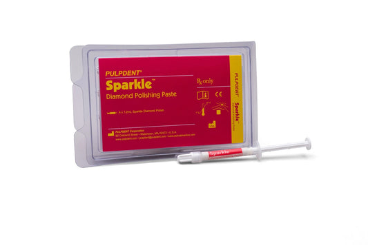 SPARKLE KIT 4 x 1.2ml Syringe Diamond Polishing Paste On Porcelain #SPARK