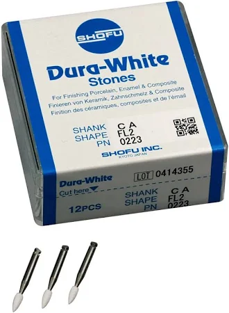 SHOFU CA DURA-WHITE CN1/FL1/FL2/FL3/IC4/RD1/RD2/RE1/TC1/WH4 (12)