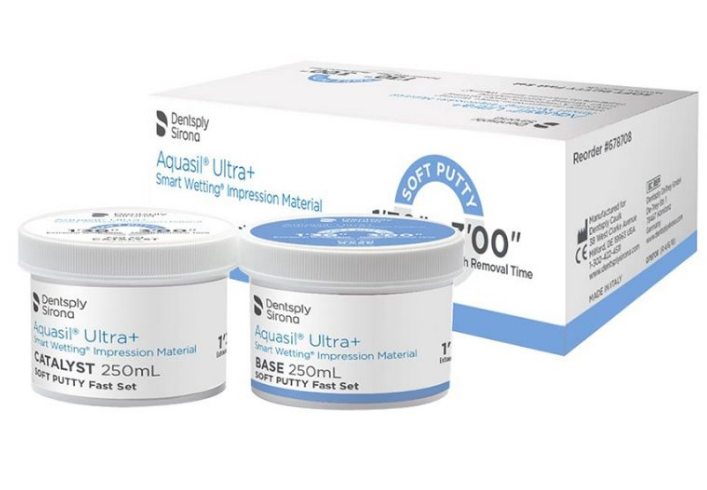 Dentsply Aquasil Ultra+ Soft Putty, Fast Set, 2x250ml #678708