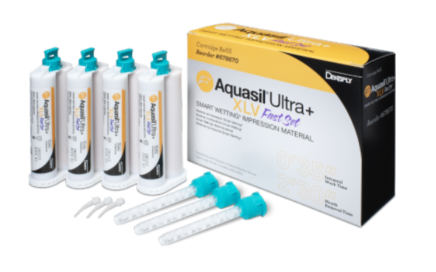 Dentsply Aquasil Ultra+ Medium Fast Set 4x50ml +12tips #678674