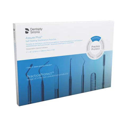 ASSURE PLUS  5.5" X 13" CLASS IV POUCHES (200) #83045 (SULTAN/DENTSPLY)