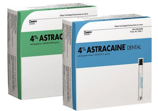 ASTRACAINE 4% 100x1.8ml GLASS (DENTSPLY)