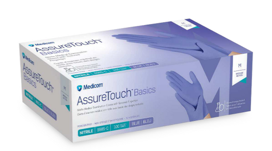 Medicom AssureTouch Basics Nitrile Medical Examination Gloves 9985