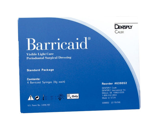 BARRICAID VLC STD. Pkg. (4x4 g. syr.) (DENTSPLY) #639052