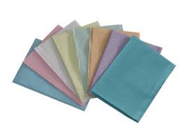 BIBS (500) 2Ply Paper/1Ply Poly (MEDISCO) - YELLOW