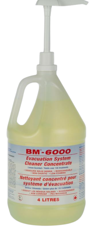 BM-6000 Evacuation Sys. Cleaner Conc. 4 L Bottle