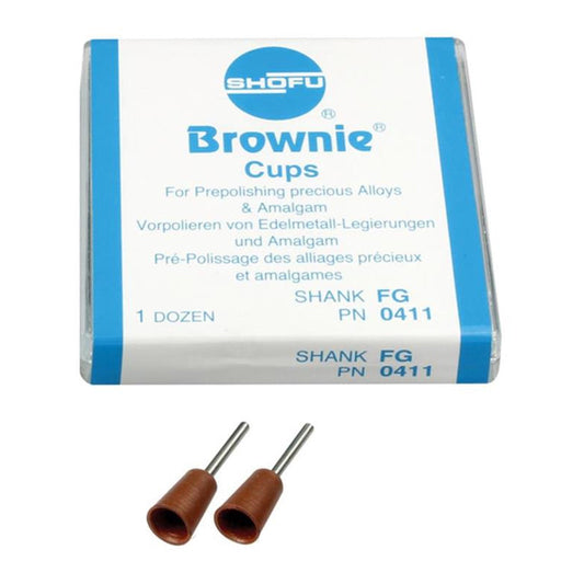 SHOFU #0411 FG BROWNIE  Cups           (12)