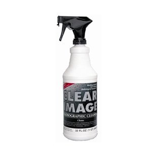 CLEAR IMAGE - RADIOGRAPHIC CLEANER  1 QT.(32 oz) w/Foam Applicator CI3212