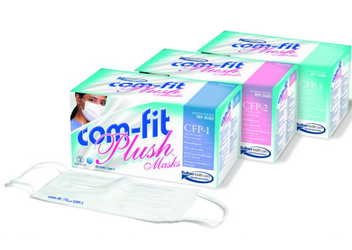 Dentsply Sultan, COM-FIT Plush Masks, CFP-3, 40/Bx #20354