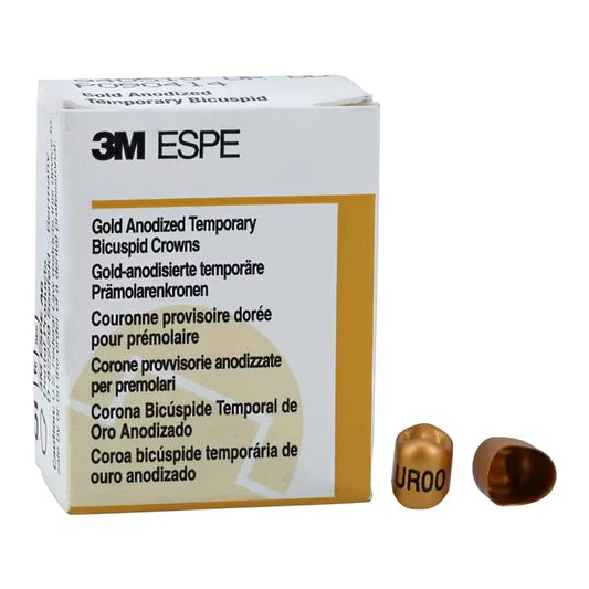 3M GOLD ANODIZED CROWN 1st & 2nd Molars