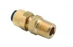 DCI #0050 POLY CONNECTOR 3/8" x MPT 1/4"