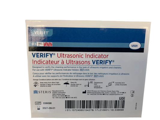 VERIFY Ultrasonic Indicators (50) #779-U501 (Steris)