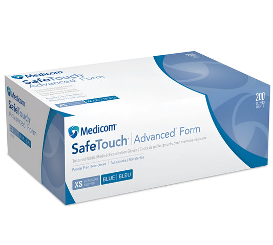 SAFETOUCH Advanced form NITRIL P.F. Gloves (200) (MEDICOM)