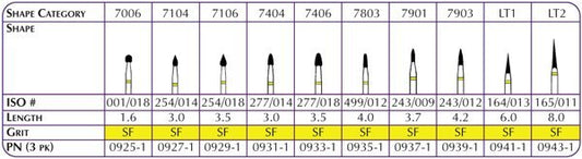 SHOFU HYBRID POINTS (1) Diamonds