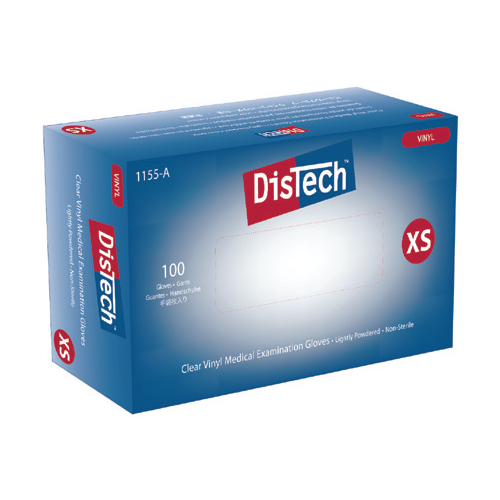 DISTECH POWDER FREE L 100 Latex Gloves (MEDICOM)