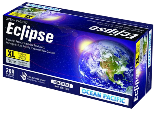 ECLIPSE Nitrile Pwd Free Gloves (200) BLUE (OCEAN)