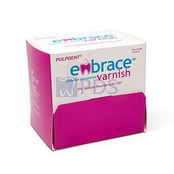 🎁 EMBRACE Varnish 200x.04 Unit Dose 5% Sodium Flouride w/Brushes #FV200 (100% off)