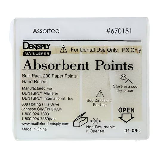 ABSORBENT POINTS BULK (CAULK) Pk/200