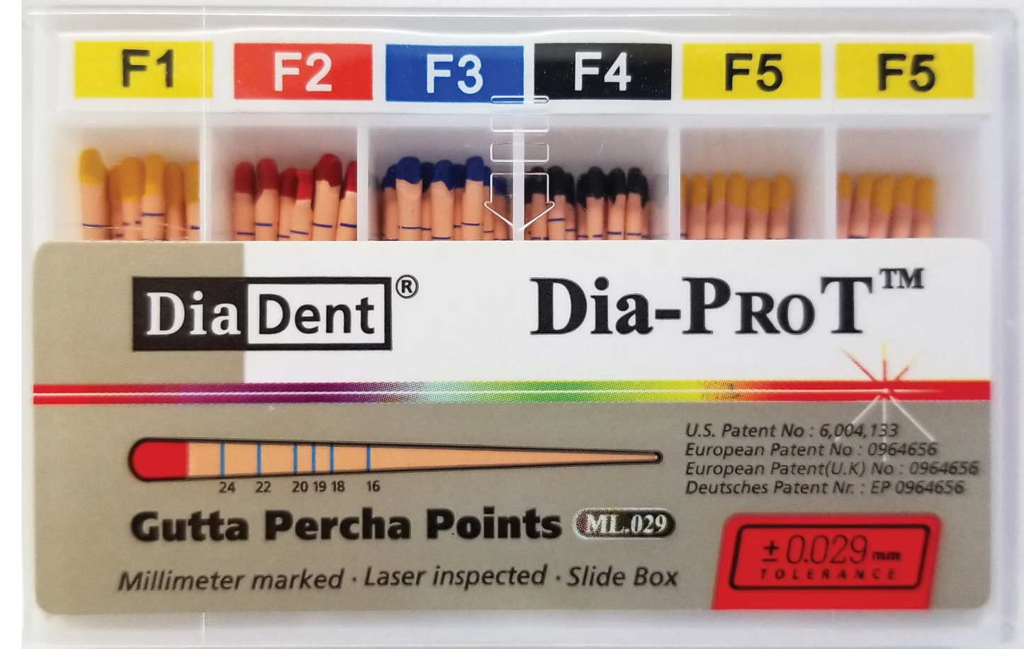 DIA-PRO T GPP 'F2' Bx-60 mmMARKED (Diadent) #ML150-S602