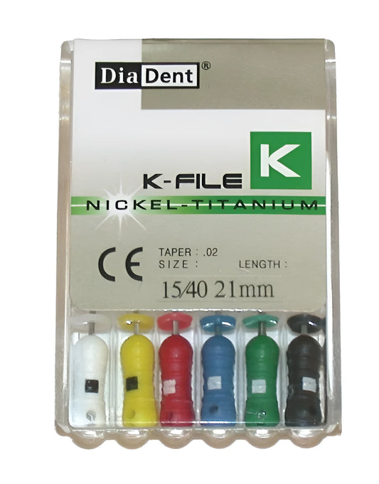#15/40 NITI REAMERS 31 mm Pkg 6 (Diadent) #NT501-391