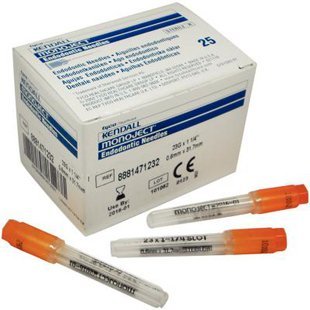 ENDO  Needles 23G Orange (Monoject) Bx 25 #8881471232