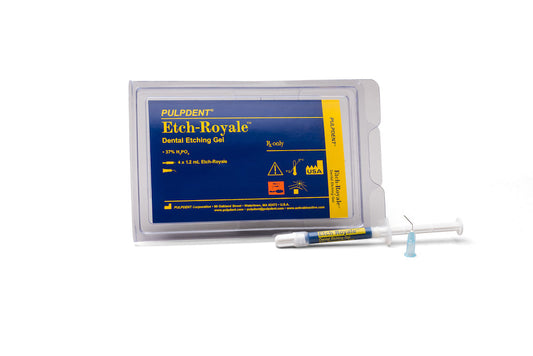 ETCH-ROYALE  #ER KIT  4x 1.2ml Syr. +20 Tips 37% Phosphoric Acid (Pulpdent)