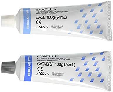 EXAFLEX Reg Blue  74ml ea B+C Tubes+Adh GC #138901