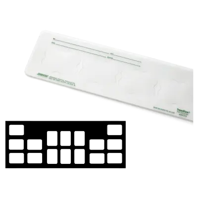 GREENE #250180 #2 Translucent Mounts  100/Bx (DENTSPLY)