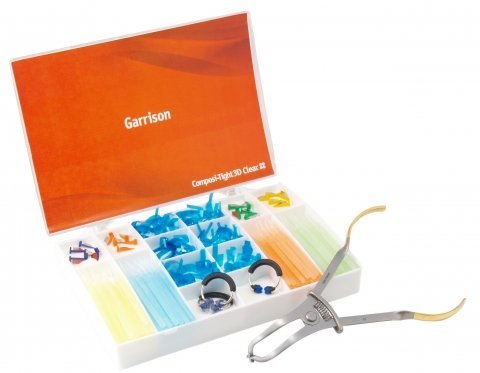 GARRISON #3D-KCC-01 Composi-Tight CLEAR '3D'KIT w/Forceps & Univ. Comp. Inst.