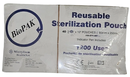 MICRYLIUM BioPAK 2.5"x10" 40 Pouches   06-BPK-210