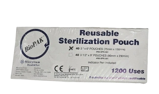 MICRYLIUM BioPAK 3"x6"  40 Pouches   06-BPK-306