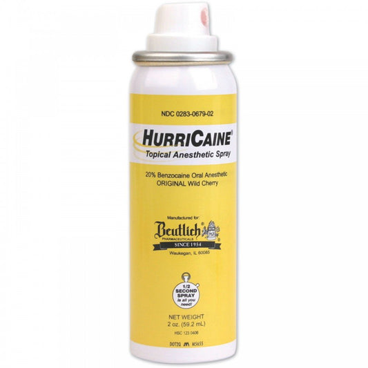 HURRICAINE  Topical 2 oz Spray+Tip  (Beutlich)  #0679-02