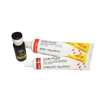 COE-FLEX Fast Set  R.B. STD. Pkg. 90ml Base, 45ml Catalyst, 13ml Adh.  (GC) #131005