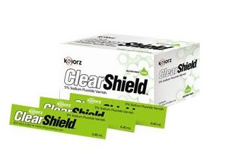 KOLORZ ClearShield Fluoride Varnish Pk/35 Units (DMG)