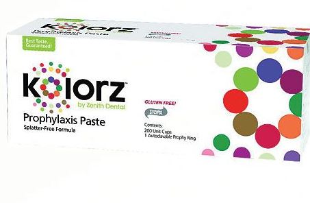 KOLORZ Prophy Paste Assorted FINE Carnival Pak 200 Units (DMG)  #787408