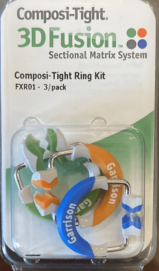 GARRISON #FXR01 Composi-Tight 3D Fusion Rings Kit: 3 per package